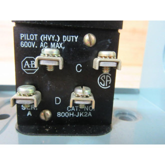 Allen Bradley 800H-JK2A Selector Switch 800HJK2A wEnclosure - New No Box