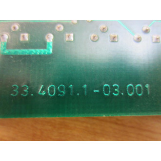 Lenze 4091 Circuit Board 33.4091.1-03.001 - Used