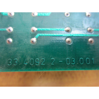 Lenze 4092 Circuit Board 33.4092.2-03.001 - Used