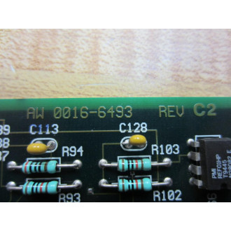 Electro-Craft AW 0016-6493 Circuit Board SS 0016-6493 For:BRU-200 Servo Drive - Used