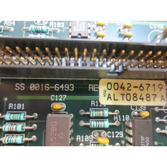Electro-Craft AW 0016-6493 Circuit Board SS 0016-6493 For:BRU-200 Servo Drive - Used