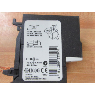 Siemens 3RB1016-2PB0 Overload Relay 3RB10162PB0