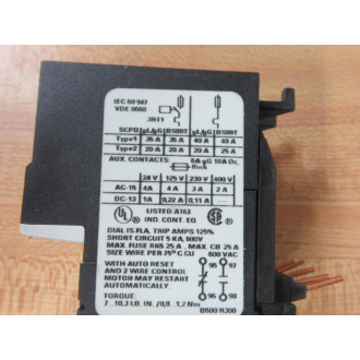 Siemens 3RB1016-2PB0 Overload Relay 3RB10162PB0