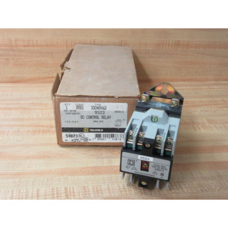 Square D 8501-XDO40V62 DC Control Relay 8501-XD040V62