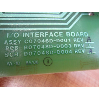 Ramsey C07048D-D001 IO Interface Bd C07048DD001 - Used
