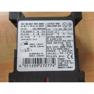 Siemens 1016-1JB42 Contactor 10161JB42 - Used