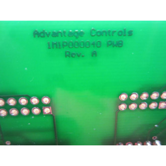 Advantage Controls 1M1P000040 Extra Relay Connector PWA Rev.A - Used