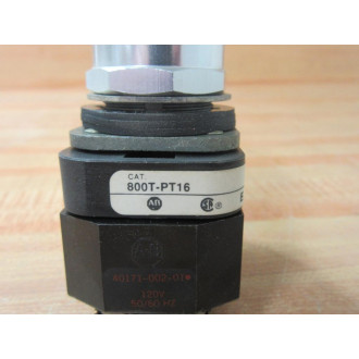 Allen Bradley 800T-PT16A Pilot Light 800TPT16A W800T-XA - New No Box Allen Bradley 800T-PT16A Pilot Light 800TPT16A W800T-XA - New No Box