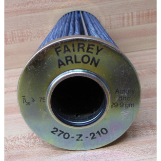 Fairey Arlon 270-Z-210-A Hydraulic Filter 270-Z-210 WO O-Ring