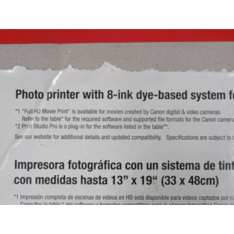 Canon PIXMA PRO-100 Inkjet Photo Printer K10377
