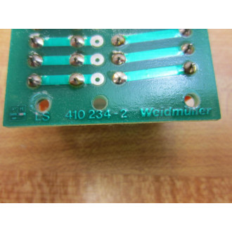 Weidmuller 410234-2 Terminal Board 4102342 - Used
