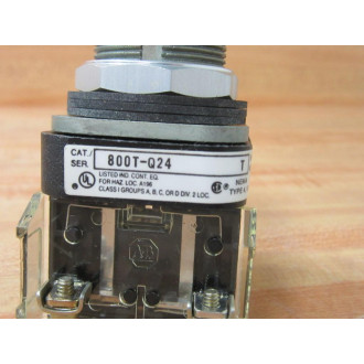 Allen Bradley 800T-Q24 Pilot Light WO Lens Allen Bradley 800T-Q24 Pilot Light WO Lens