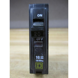 Square D YF-6731 Circuit Breaker YF6731 20A 120240V (Pack of 3) - Used