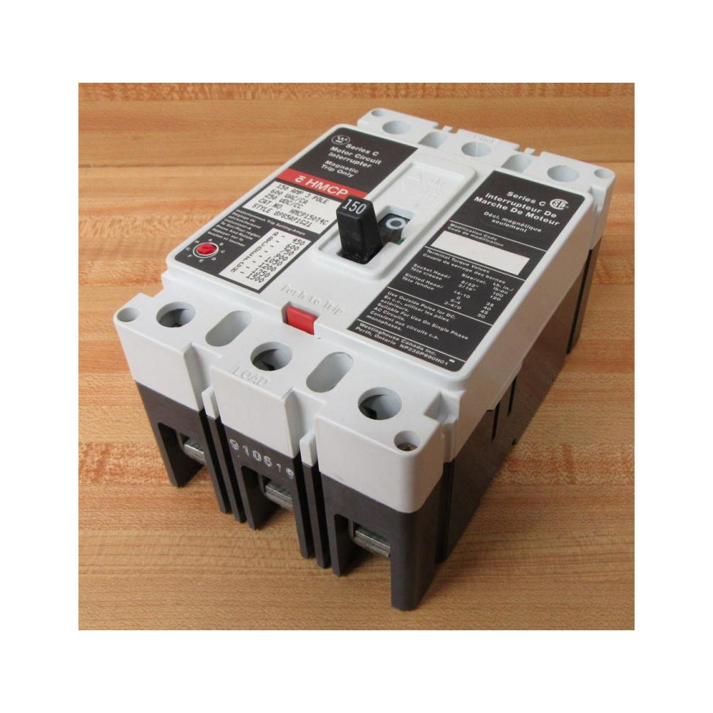 Westinghouse HMCP150T4C Motor Circuit Interrupter - New No Box Westinghouse HMCP150T4C Motor Circuit Interrupter - New No Box