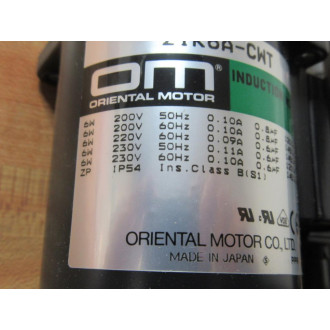 Oriental Motor 2IK6A-CWTE induction Motor 2IK6ACWTE