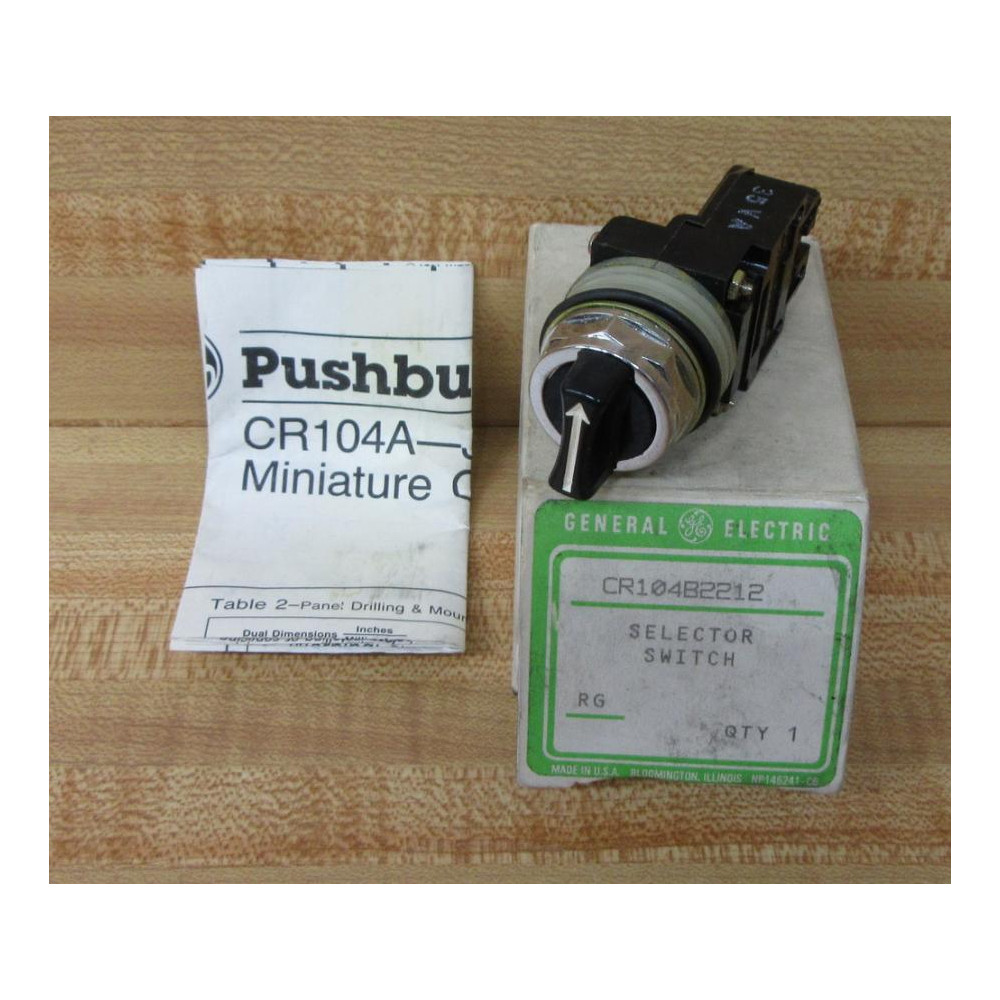 General Electric CR104B2212 Selector Switch General Electric CR104B2212 Selector Switch