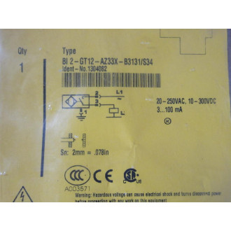 Turck Elektronik BI2-GT12-AZ33X-B3131S34 Sensor 1304082