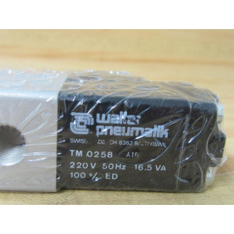 Walter Pneumatik TM 0258 Solenoid Valve TM0258