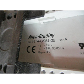 Allen Bradley 141A-GS54*25 Mounting System 141AGS5425 - Used