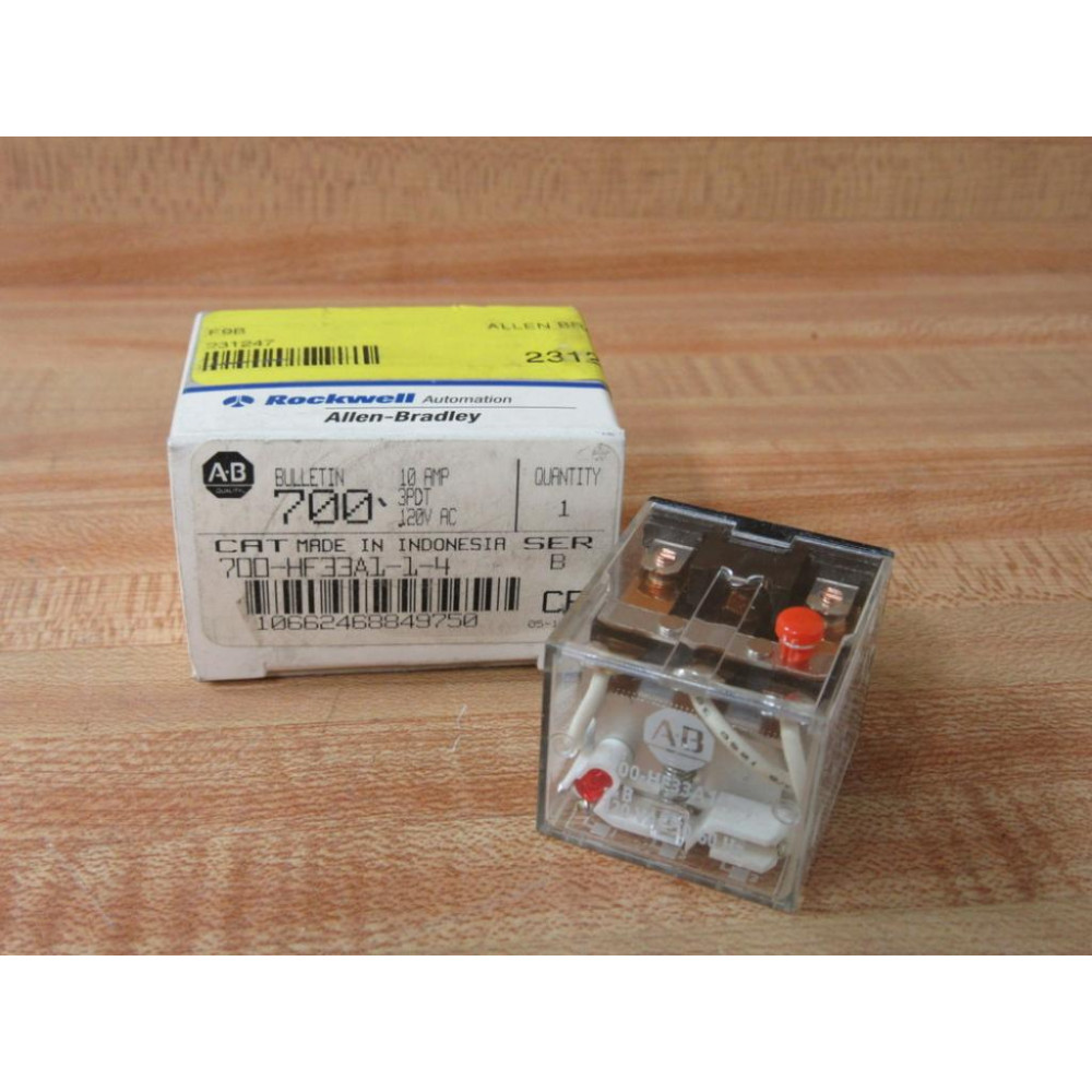 Allen Bradley 700-HF33A1-1-4 Relay 700-HF33A114 Allen Bradley 700-HF33A1-1-4 Relay 700-HF33A114