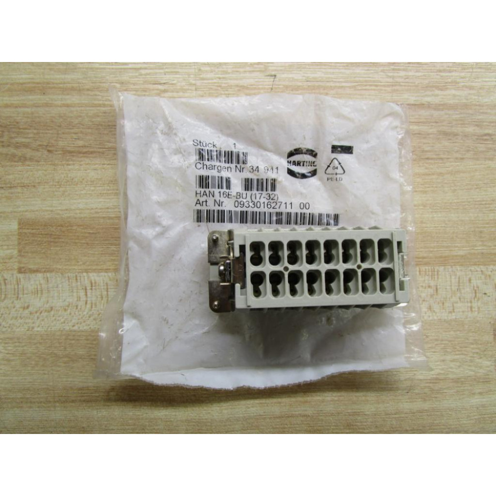 Harting HAN 16E-BU Connector16PIN FEMALE 16AMP 380V