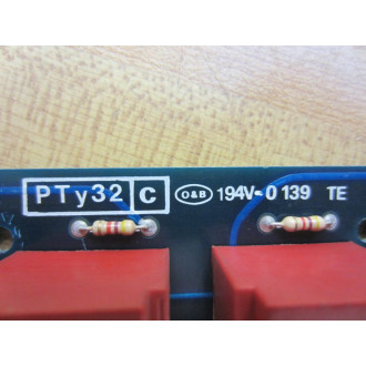 SIEI ECS 1319-2 PTy32 Board ECS13192 - Used