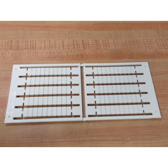 Allen Bradley 1492-SM8X12 Terminal Marker Blanks 1492SM8X12 Ser. B (Pack of 8)