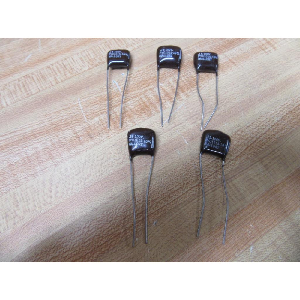 Mallory PVC1015 Capacitor PVC1015-10% (Pack of 5) - New No Box