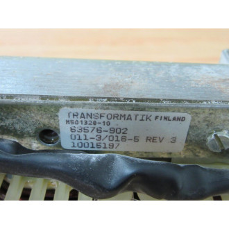 Transformatik 011-3016-5 Transformer 63576-002 - Used