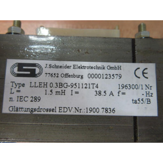 J. Schneider LLEH 0.3BG-951121T4 Transformer LLEH03BG951121T4 - Used