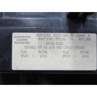 Square D PEF362000LIG Solid State Trip Circuit Breaker - Used Square D PEF362000LIG Solid State Trip Circuit Breaker - Used