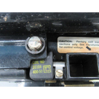 Square D 8736SH01S Contactor wLugs - Used