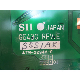 SII G643G 10" LCD Display - Used