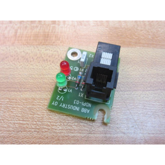 ABB NDPI-03 Circuit Board 57619686 - Used