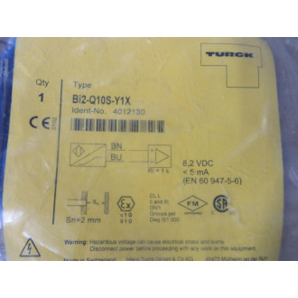 Turck Bi2-Q10S-Y1X Rectangular Sensor 4012130