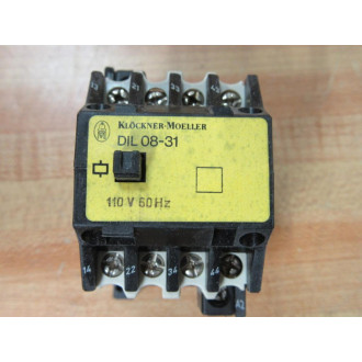 KlocknerMoeller DIL08-31 Contactor DIL08-31-110V60Hz