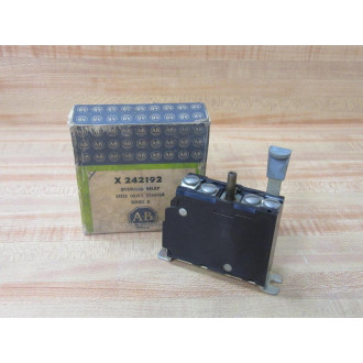 Allen Bradley X 242192 Overload Relay X242192