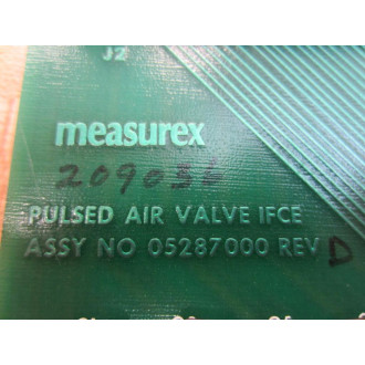 Measurex 04287000 Pulsed Air Valve IFCE 05287000 Rev A - Used