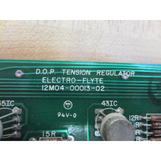 Electro-Flyte 12M04-00013-02 Regulator  Board 12M040001302 - Used