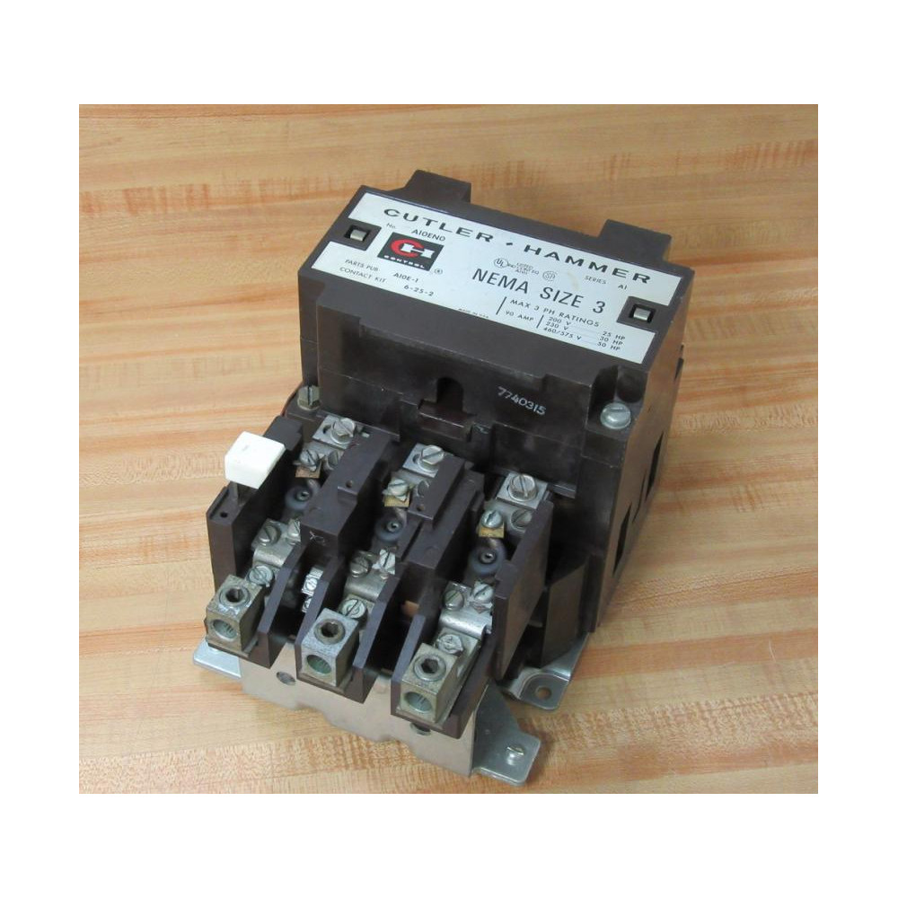 Cutler Hammer A10EN0 Starter A1OENO Series A1 - Used Cutler Hammer A10EN0 Starter A1OENO Series A1 - Used