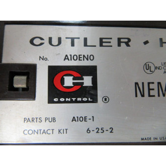 Cutler Hammer A10EN0 Starter A1OENO Series A1 - Used