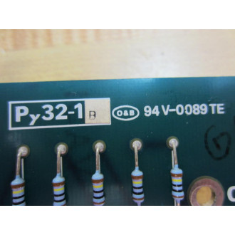 SIEI ECS 1318-2 Py32-1 Board ECS13182 Py321 B - Used