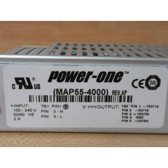 Power-One MAP55-4000 D.C. Power Supply MAP554000 wCover