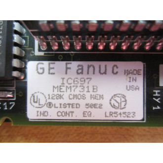 General Electric IC697MEM731B GEFanuc Board 44A729681-G01 - Used