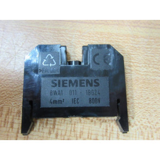 Siemens 8WA1-011-1BG24 Terminal Block 8WA10111BG24 (Pack of 19) - New No Box Siemens 8WA1-011-1BG24 Terminal Block 8WA10111BG24 (Pack of 19) - New No Box