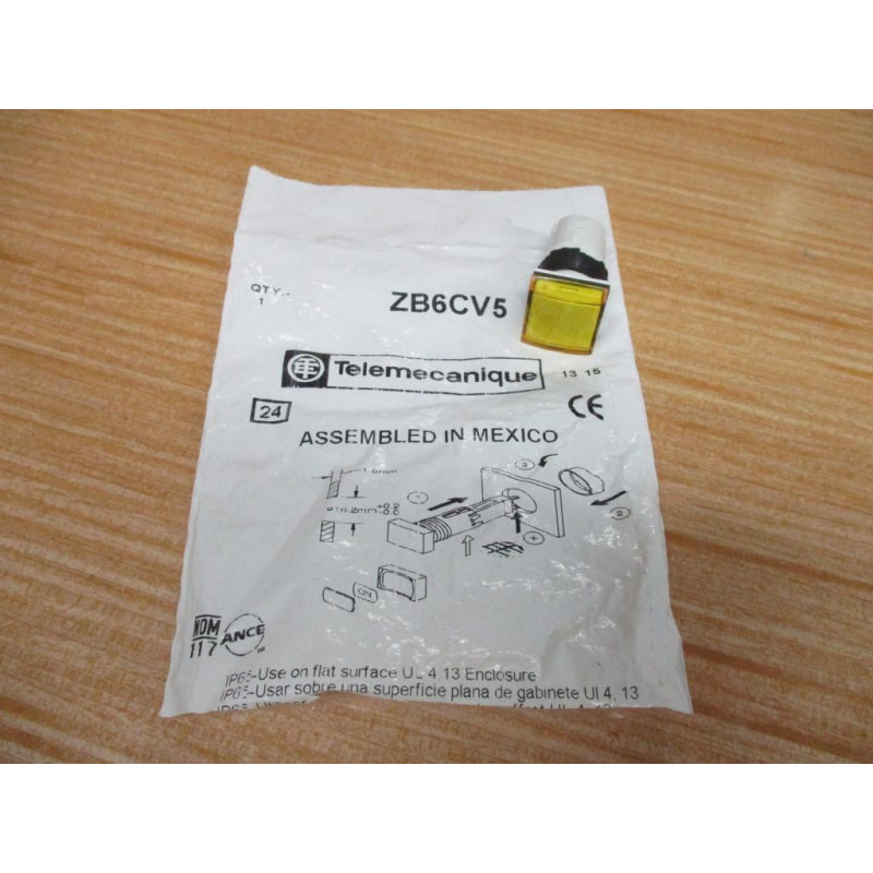 Schneider ZB6CV5 Telemecanique Pilot Light Head
