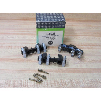 Allen Bradley Z-31922 Complete Set Of Contacts wSupports Z31922