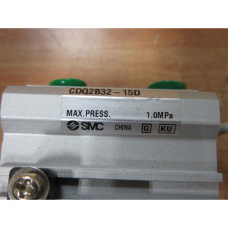 SMC CDQ2B32-15D-A73S Cylinder CDQ2B32-15D - New No Box