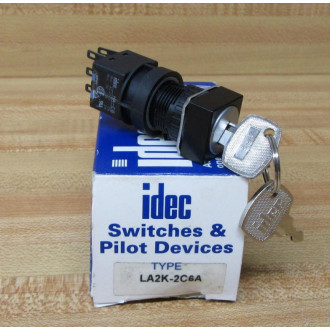 IDEC LA2K-2C6A Keyed Switch LA2K2C6A