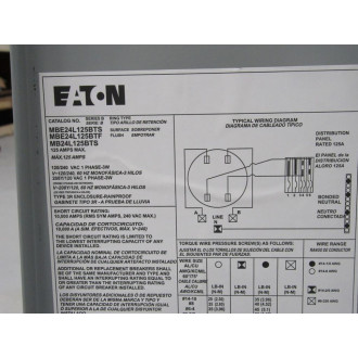 Cutler Hammer MBE24L125BTS Eaton Outdoor Meter Breaker Enclosure Only Cutler Hammer MBE24L125BTS Eaton Outdoor Meter Breaker Enclosure Only